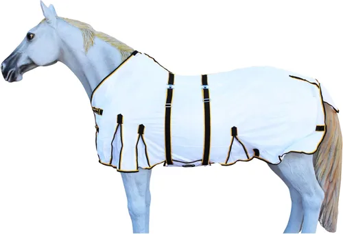 Vista 9 de CHALLENGER 60" Caballo Malla Ligero Transpirable Verano Primavera Hoja Bellyband 73437