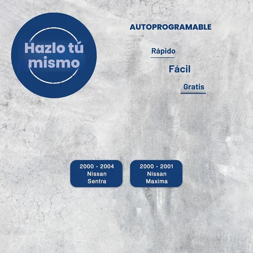 Vista 4 de Llavero de auto con control remoto para entrada sin llave, repuesto para NHVBU427 marca KeylessOption.