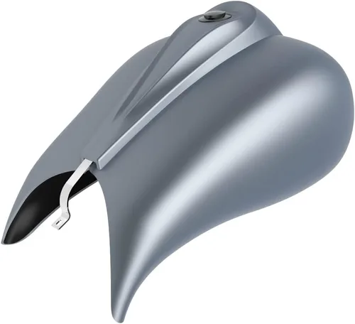 Vista 62 de Cubiertas de tanque estiradas con consola de tablero y tapa de tanque de combustible, cubiertas de combustible de galón para Harley Touring Whisky