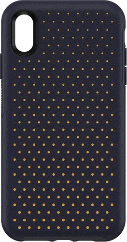 Vista 6 de OtterBox - Funda ultradelgada para iPhone X y XS (solamente) - Funda protectora transparente con acento de fieltro de lujo (magenta cristalino)
