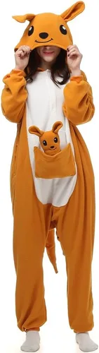 Vista 2 de DIZGE Unisex Adult Animal Onesie Fleece One Piece Cosplay Costumes Pajamas for Women Men
