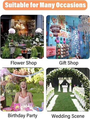 Vista 6 de Organizador de cinta para manualidades, organizador grande de almacenamiento de cinta de doble cara, estante de exhibición de tienda de manualidades