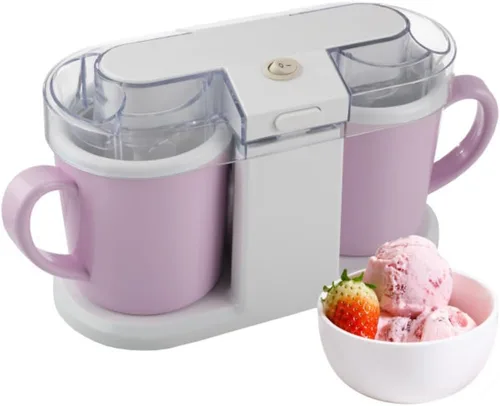 Vista 9 de Máquina para hacer helados - Máquina de helados de 1 cuarto de galón para sorbete, gelato, yogur congelado y más - Electrodomésticos y accesorios