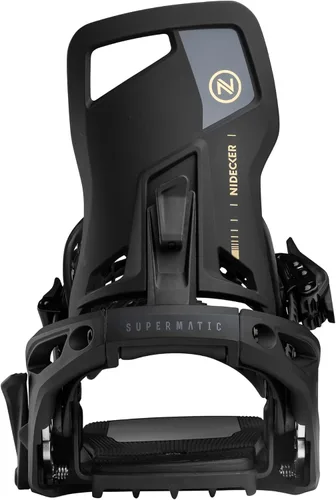 Vista 6 de Nidecker OG Supermatic Men's Rear-Entry Snowboard Bindings Negro