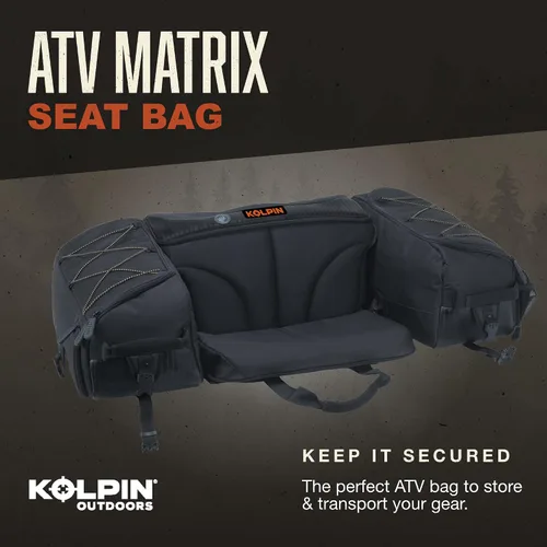 Vista 2 de Kolpin Matrix Bolsa de asiento - Negro - 91155, 32 "x 22" x 11