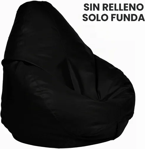 Vista 4 de Ample Decor Funda para puf (relleno no incluido), almacenamiento de juguetes de felpa de piel sintética suave, construcción duradera, cremallera