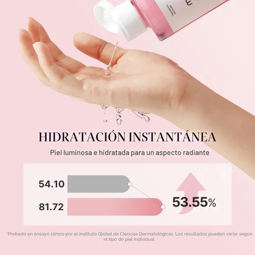 Vista 5 de medicube PDRN Toner Rose PDRN Peptide Toner Tipo ligero y acuoso para estimular la piel, calmante y calmante, tono de piel desigual con rosa