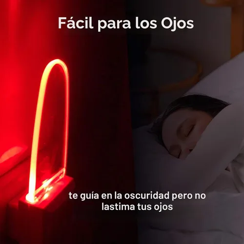Vista 2 de CICINY Paquete de 4 luces LED de noche enchufables, eficiencia energética, 0.5 W, sensor de atardecer a amanecer, luces nocturnas para dormitorio