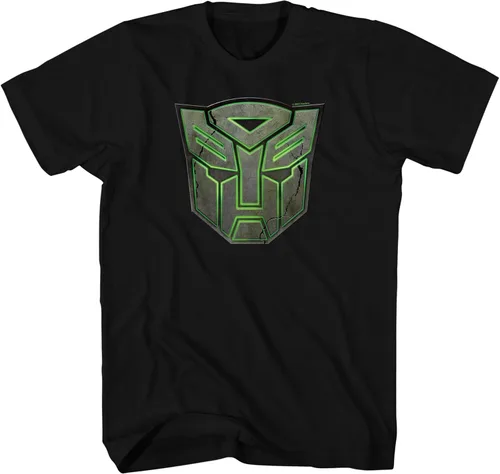 Vista 2 de Transformers Beast Wars Autobot Decepticon Logo Symbol Camiseta para adulto