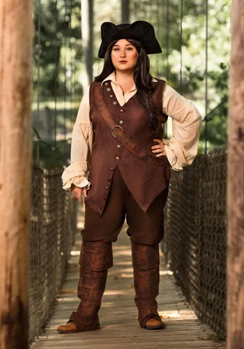 Vista 5 de Plus Size Disney Elizabeth Swann Costume for Women