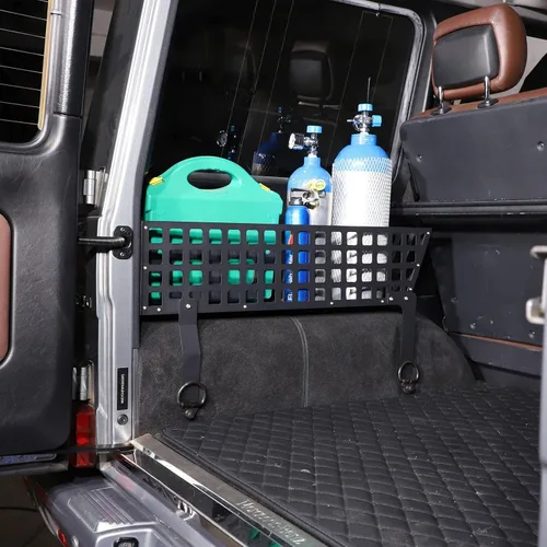 Vista 3 de TOYCIDFG Soporte de almacenamiento para maletero Mercedes Benz Clase G W463 2007-2018, organizador de almacenamiento trasero, soporte