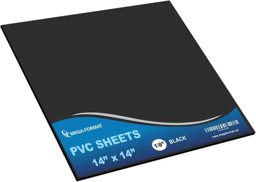 Vista 67 de Mega Format Hojas de plástico de PVC expandido – Hoja negra rígida de 5 x 7 pulgadas para manualidades, señalización y exhibiciones – Sintra Negro