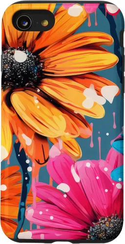 Vista 18 de Drip Gerbera Daisies Case for iPhone 17