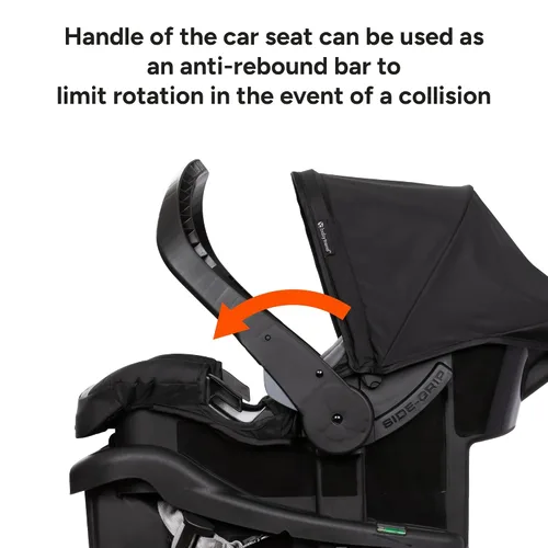 Vista 11 de Baby Trend Venture - Sistema de viaje para cochecito de 3 ruedas, color negro