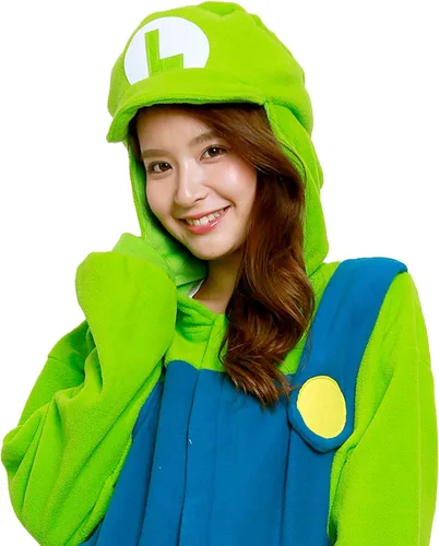 Vista 6 de Super Mario Bros Kigurumi - Mameluco (Luigi)