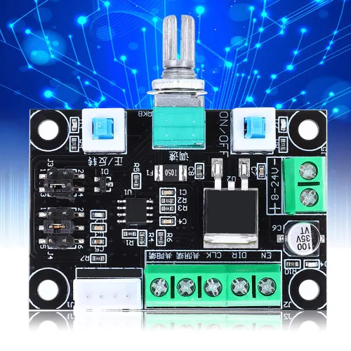 Vista 4 de Controlador de accionamiento de motor paso a paso, placa de control de velocidad PWM alta módulo generador de pulso para impresora CNC 3D robótica