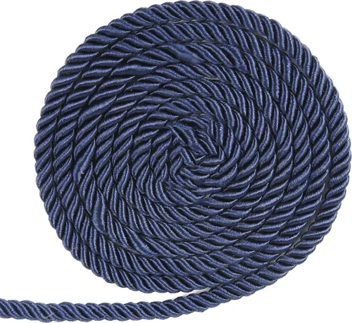 Vista 12 de BEL AVENIR Cuerda trenzada de 0.236 in y 16 yardas, cuerda decorativa de nailon hecha a mano para costura, manualidades, tapicería, decoración