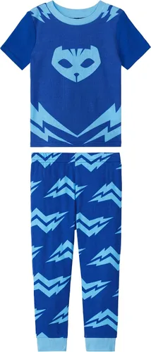 Vista 2 de PJ Masks Conjunto de pijama de algodón de 4 piezas para niños pequeños