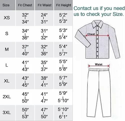 Vista 6 de Lonxu Conjunto de pijama de satén para mujer, con botones, largo XS-3XL