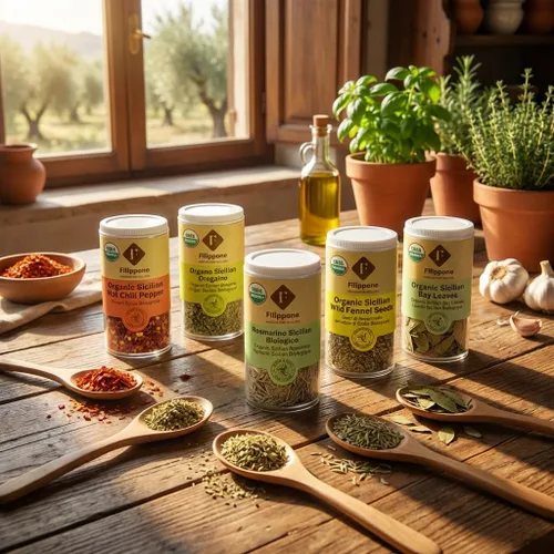 Vista 6 de FILIPPONE Filippone Condimento orgánico de orégano triturado, 0.70 onzas (0.70 onzas), coctelera de orégano seco italiano, orégano siciliano