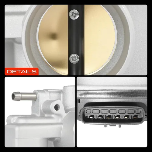 Vista 9 de A-Premium Cuerpo electrónico del acelerador con sensor TPS, compatible