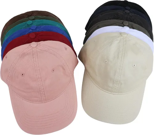 Vista 2 de Umeepar Low Profile Cotton Baseball Cap Adjustable Unstructured Dad Hat for Men Women