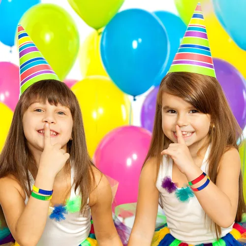 Vista 7 de Paquete de 48 pulseras de silicona de bloques de construcción para niños, regalos de fiesta de ladrillo de color, suministros de fiesta para niños