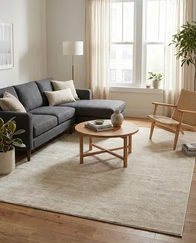 Vista 95 de Rugs.com Alfombra de la colección Finsbury, alfombra mediana gris de 2 x 3 pies, perfecta para salas de estar, comedores grandes, planos abiertos