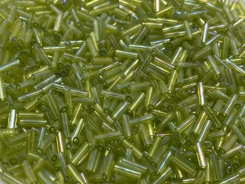 Vista 9 de Cuentas de corneta checa 40 gr / 1.4 oz Tubo de vidrio tamaño #3 0.276 in (mezcla surtida)