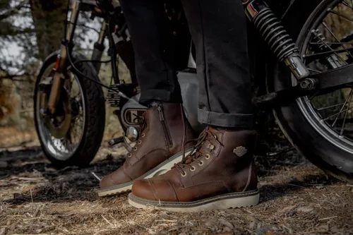 Vista 5 de HARLEY-DAVIDSON FOOTWEAR Hagerman - Botas de motocicleta con costuras de 5 pulgadas para hombre