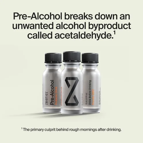 Vista 2 de ZBiotics Siéntete mejor después de beber, despierta renovado, respaldado por la ciencia, probiótico patentado para mañanas más fáciles, apto