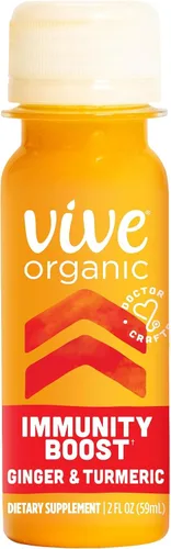 Vista 10 de Vive Organic Immunity Boost Cayena, shot de jengibre y cúrcuma (botella de 2 onzas)