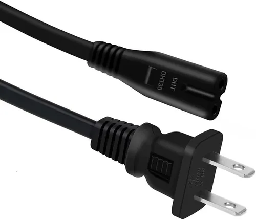 Vista 3 de Cable de carga de CA UL de 6 pies de repuesto para HP Office HP OfficeJet 250 Cable de alimentación móvil todo en uno