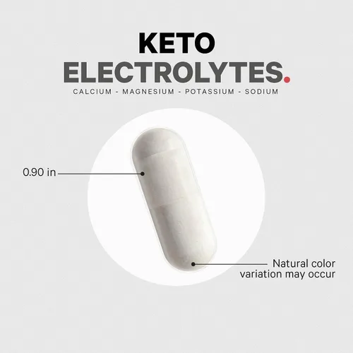Vista 8 de Codeage Suplemento de electrolitos cetogénicos, tabletas de electrolitos veganos con magnesio, potasio, calcio y sal, píldoras de sal en polvo