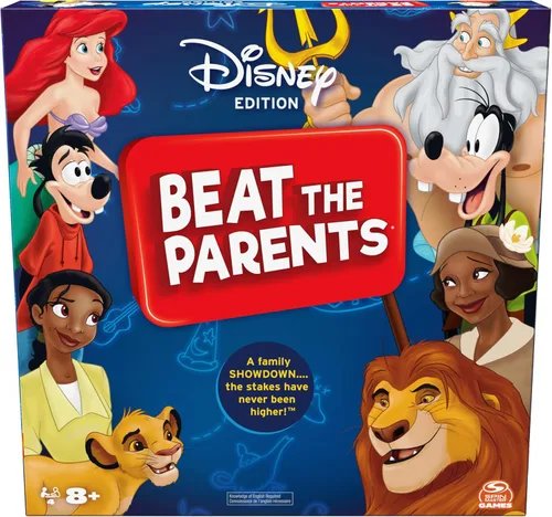 Vista 9 de Juego de Trivia Familiar Clásico Beat The Parents, Niños Contra Padres, con 25 Cartas de Bonificación para Edades de 6 años en adelante