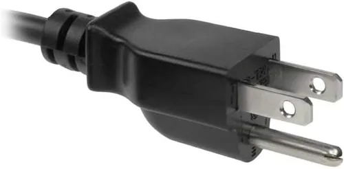 Vista 4 de SF Cable, Cable de alimentación universal IEC320 C13 a NEMA 5-15P de 18 AWG de 18 AWG, 10 A, 125 V, negro