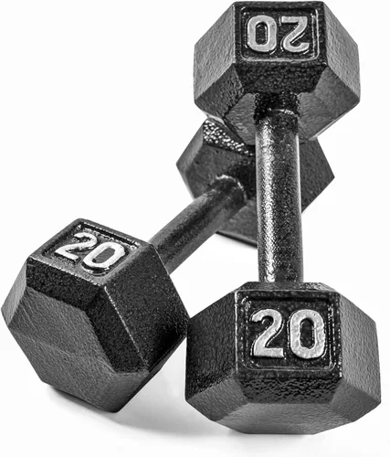 Vista 36 de CAP Barbell Mancuerna hexagonal de hierro fundido Múltiples opciones