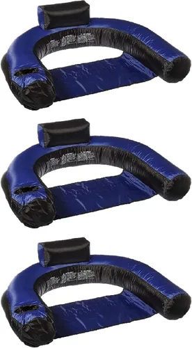 Vista 6 de Swimline Flotador inflable de nailon para piscina con asiento en U (paquete de 3)