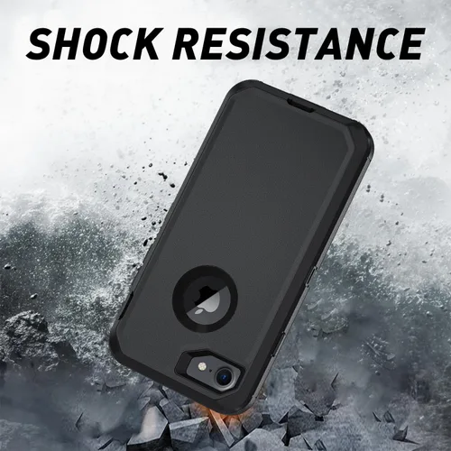 Vista 3 de Funda para iPhone 7/8Plus, iPhone 8 Plus y 7 Plus, resistente protección para teléfono, a prueba de golpes, a prueba de polvo, a prueba de caídas