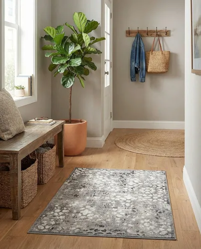 Vista 32 de Rugs.com Alfombra de la colección Monte Carlo, alfombra mediana marrón de 2 pies 2 pulgadas x 3 pies perfecta para salas de estar, comedores grandes