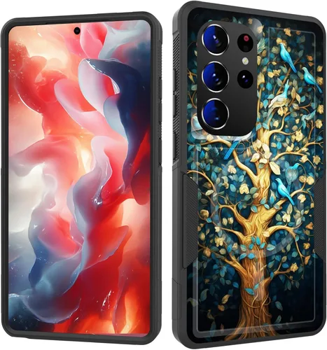 Vista 196 de Funda magnética para Galaxy A16 5G, [compatible con MagSafe] [protección contra caídas de grado militar] Funda resistente a prueba de golpes