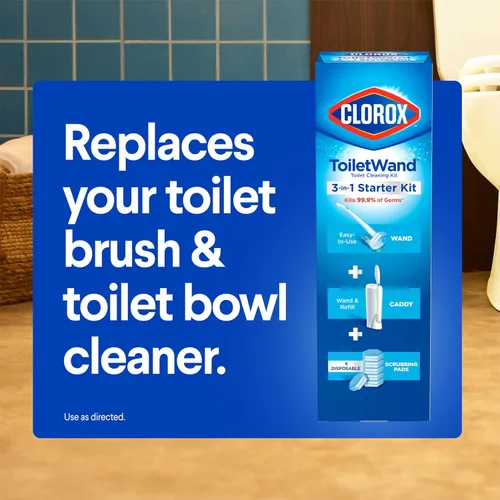 Vista 18 de Clorox ToiletWand - Recambios de limpiador de inodoro, cepillo de inodoro, original, 10