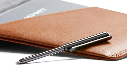 Vista 5 de Bellroy Billetera de viaje, titular de documentos de viaje (pasaporte, billetes, efectivo, tarjetas y bolígrafo) -, Caramelo, Wtrb