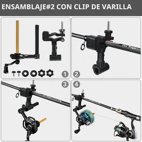 Vista 8 de PLUSINNO Bobina de línea de pesca con función de desenrollado, estación de carrete versátil para varillas gruesas y finas, funciona con carretes
