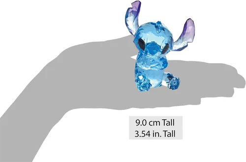 Vista 8 de Enesco Facets Disney Lilo and Stitch Figurina, 3.5 Pulgadas, Azul