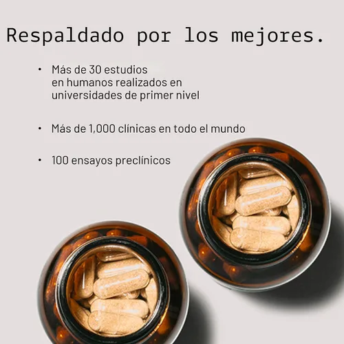 Vista 6 de Quality of life. Ahcc Kinoko Platinum. Extracto de hongos 0.026 oz 60 cápsulas, 812259003370, 1