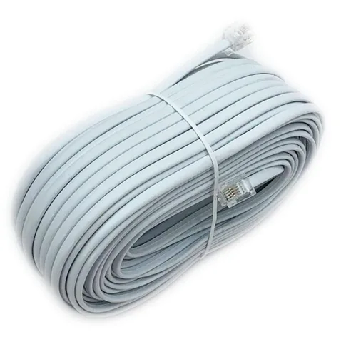 Vista 2 de Cable matriz para el auricular del teléfono, Negro