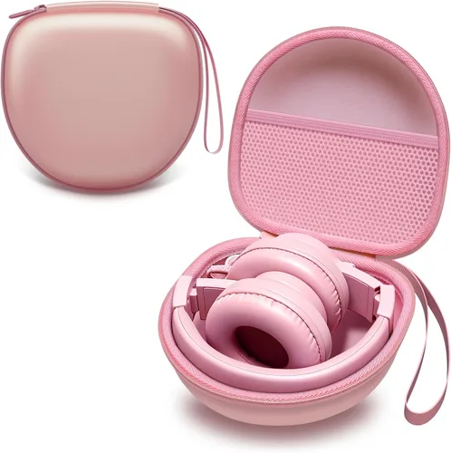 Vista 26 de Funda para auriculares plegables para niños, color negro (solo funda)