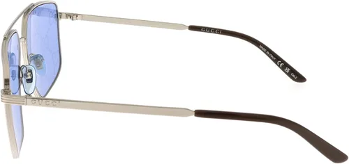 Vista 3 de Gucci GG0941S SilverBlue Silver Logo 6015145 hombres Gafas de sol