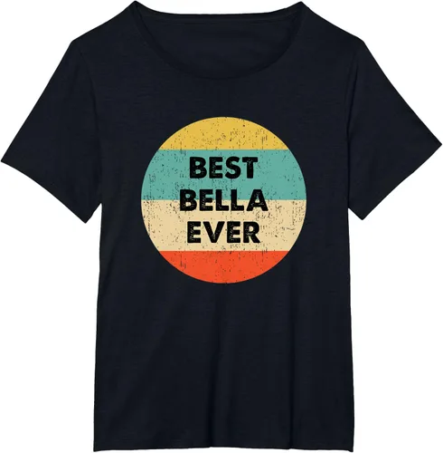 Vista 35 de Bella Name - Camiseta, Negro, S